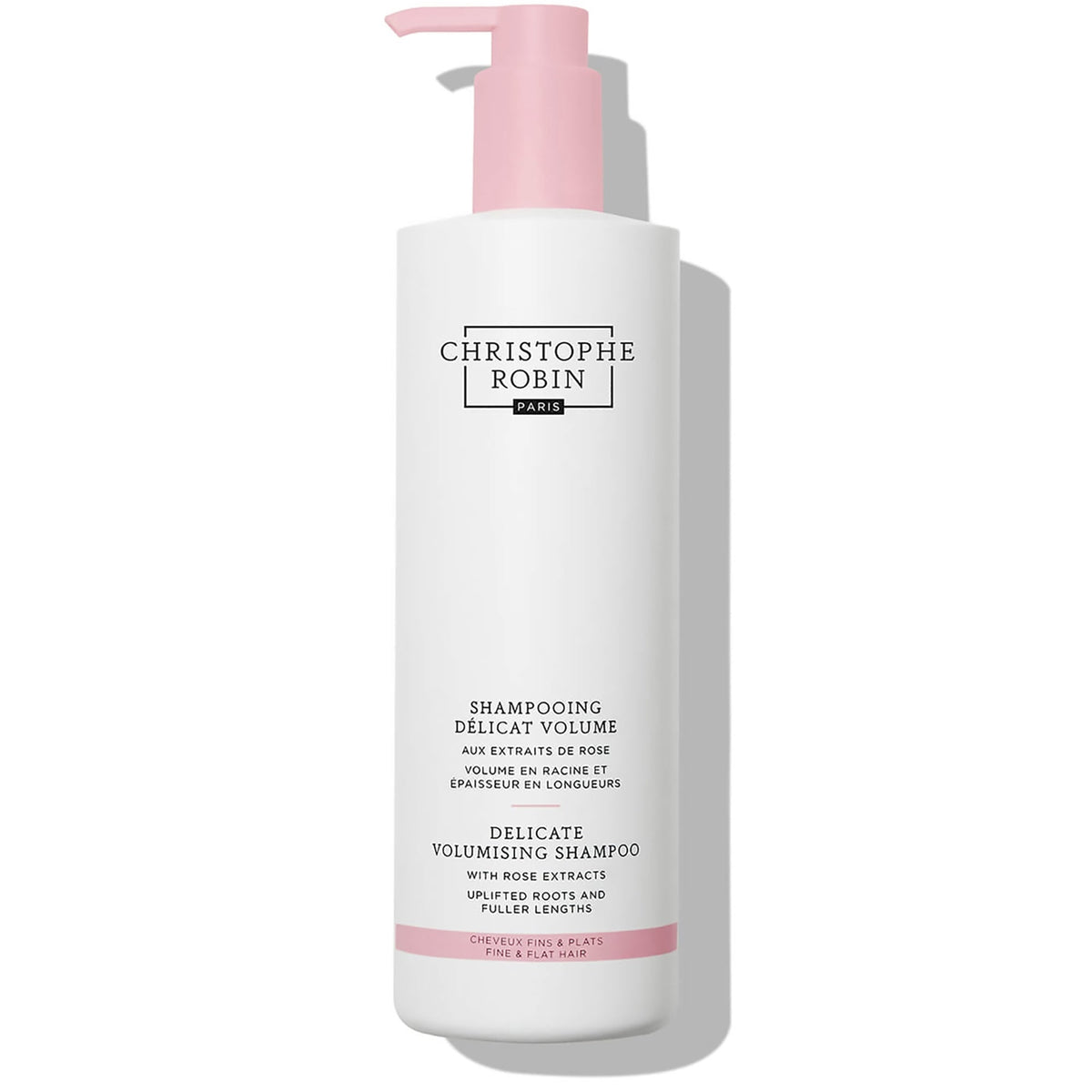 CHRISTOPHE ROBIN Shampooing Volume à la Rose — 500 ml