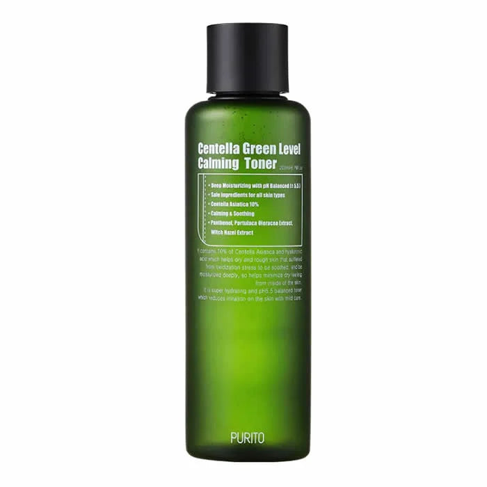 PURITO Centella Green Level Calming Toner — Tonique Apaisant 200 ml